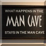 D03. Man Cave sign. 